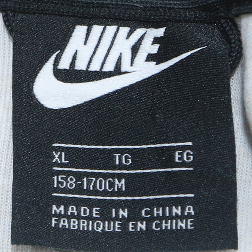 Nike Boys Grey Full Zip Hoodie XL Lightweight Sportswear