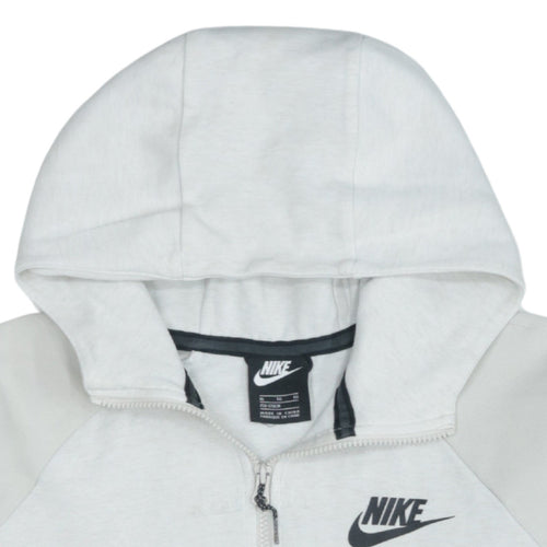 Nike Boys Grey Full Zip Hoodie XL Lightweight Sportswear