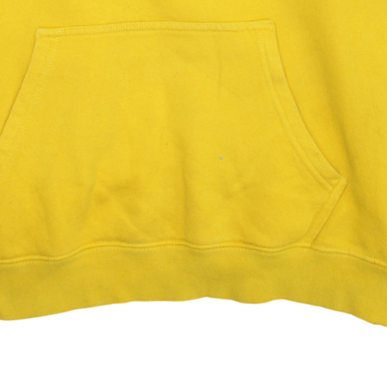 Champion Men's Yellow Pullover Hoodie Large Sports Fleece