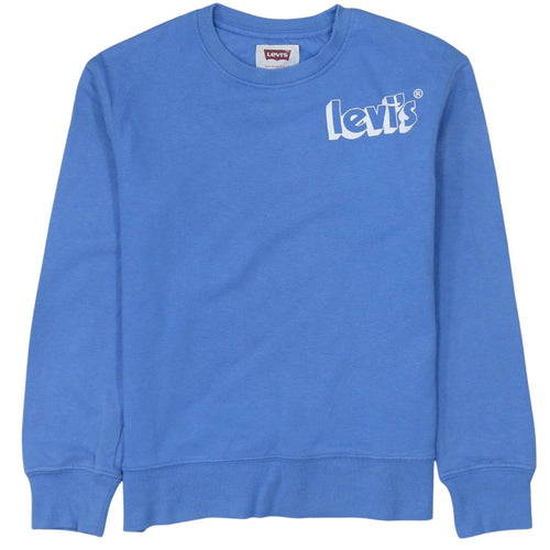 Levi's Boys Blue Crew Neck Pullover Sweatshirt Size 12 Years