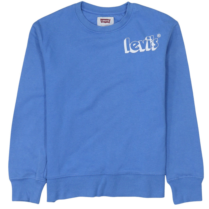 Levi's Boys Blue Crew Neck Pullover Sweatshirt Size 12 Years