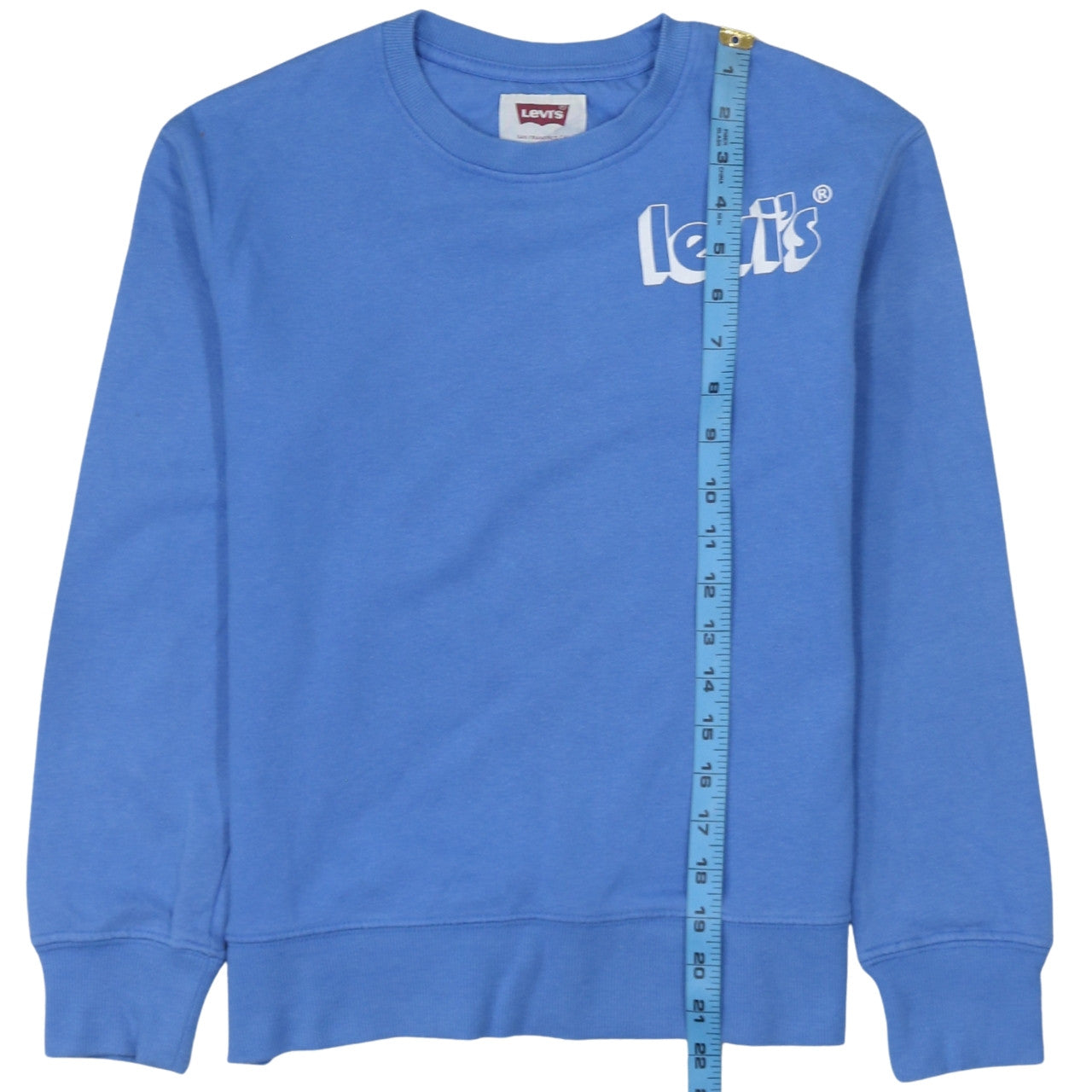 Levi's Boys Blue Crew Neck Pullover Sweatshirt Size 12 Years