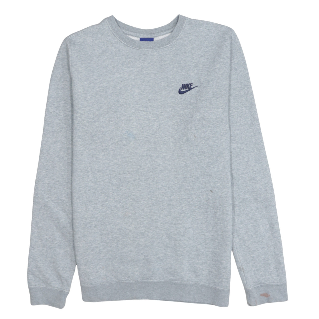 Nike Men’s Grey Small Pullover Crew Neck Sweatshirt