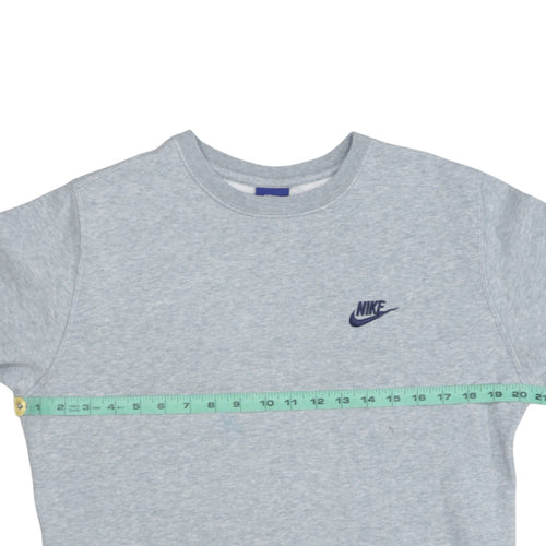 Nike Men’s Grey Small Pullover Crew Neck Sweatshirt