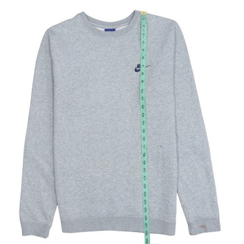 Nike Men’s Grey Small Pullover Crew Neck Sweatshirt