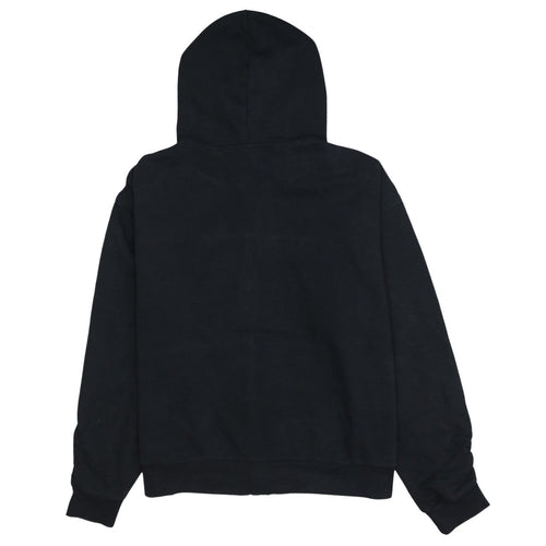 Reebok Womens Black XL Full Zip Hoodie Sweatshirt with Logo