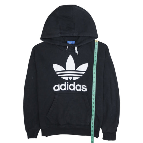 Adidas Women’s Black XS Pullover Hoodie with Logo and Pocket
