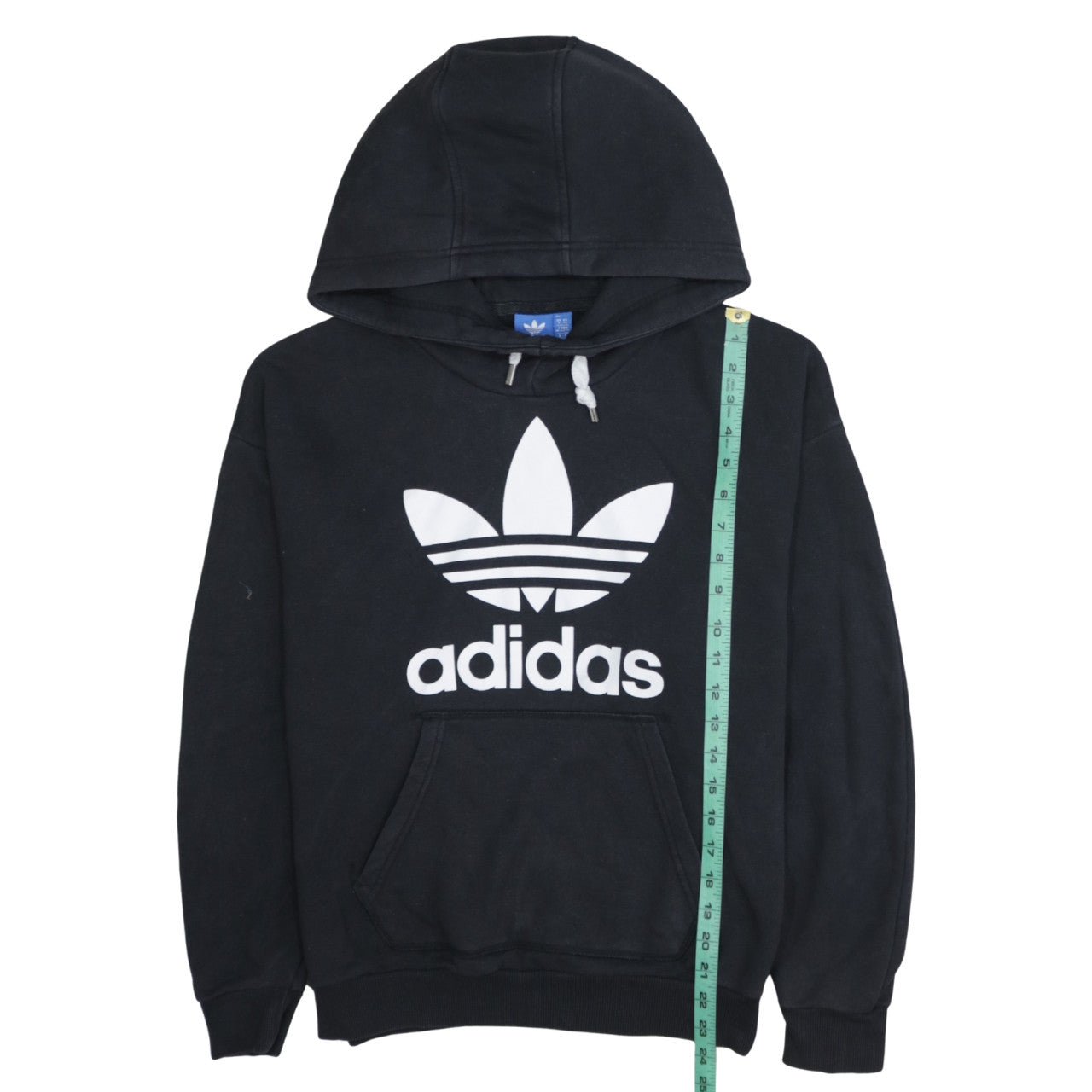 Adidas Women’s Black XS Pullover Hoodie with Logo and Pocket