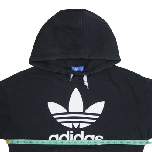 Adidas Women’s Black XS Pullover Hoodie with Logo and Pocket