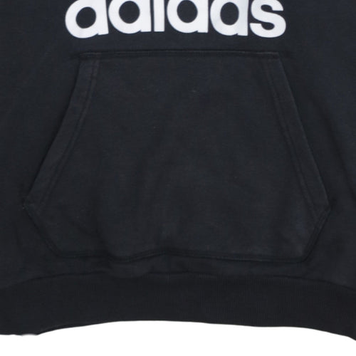 Adidas Women’s Black XS Pullover Hoodie with Logo and Pocket