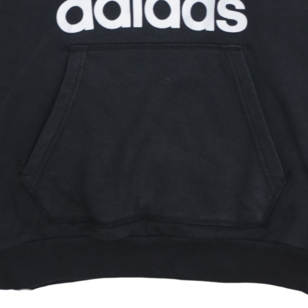 Adidas Women’s Black XS Pullover Hoodie with Logo and Pocket