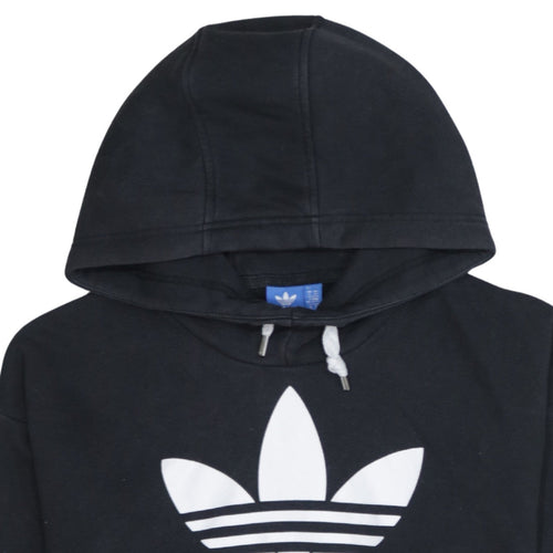 Adidas Women’s Black XS Pullover Hoodie with Logo and Pocket