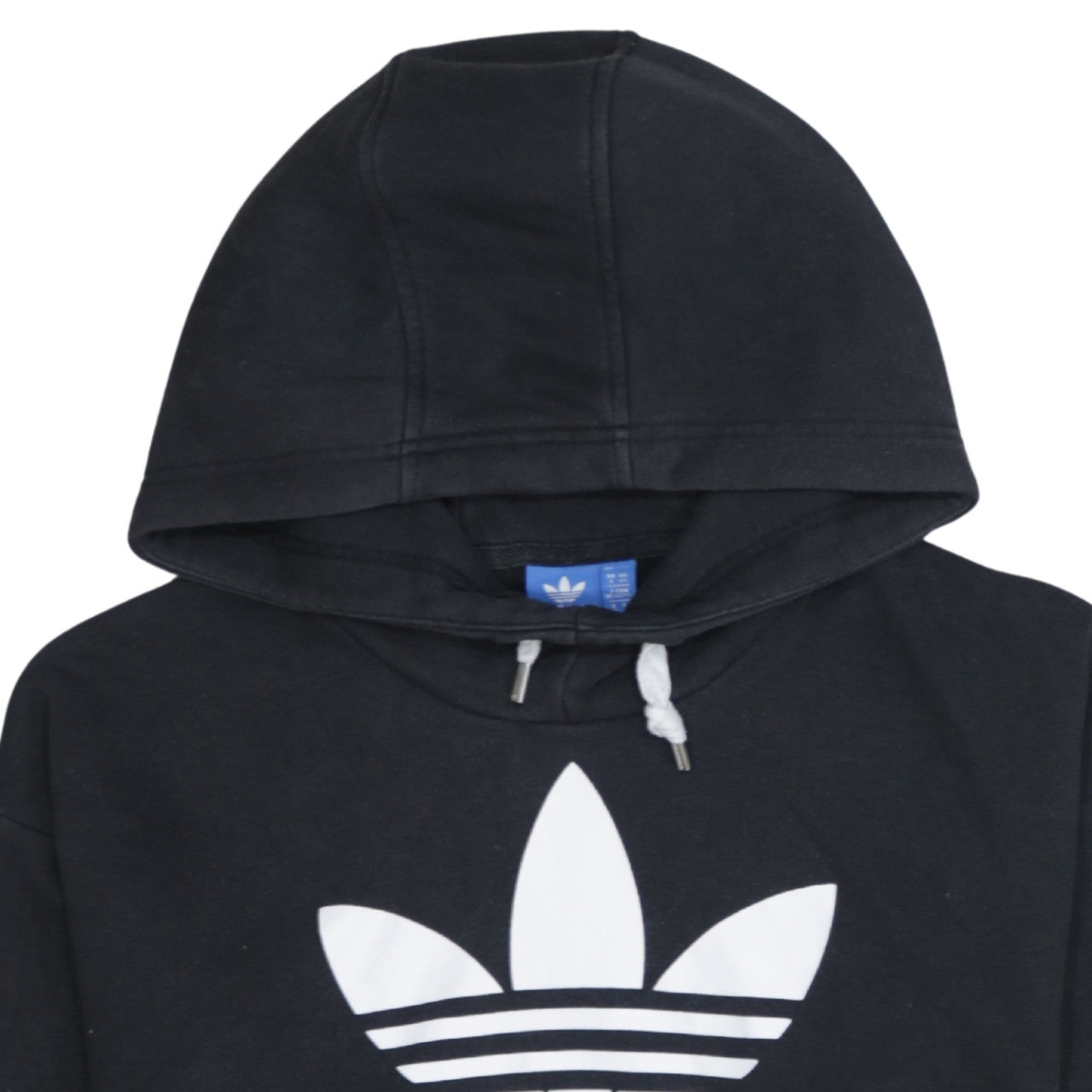 Adidas Women’s Black XS Pullover Hoodie with Logo and Pocket