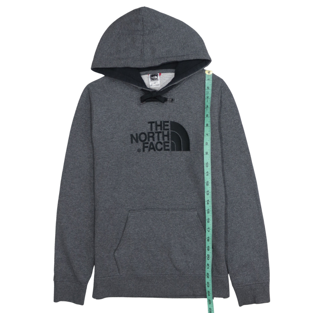 The North Face Womens Grey Pullover Hoodie Medium Cotton Blend