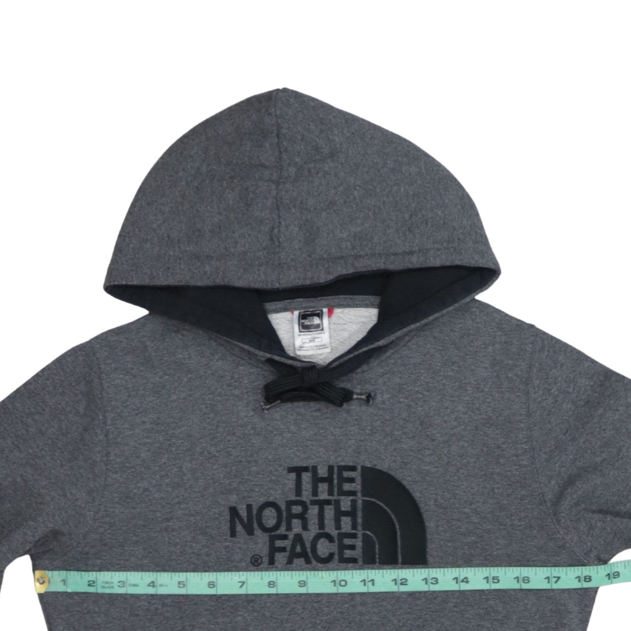 The North Face Womens Grey Pullover Hoodie Medium Cotton Blend