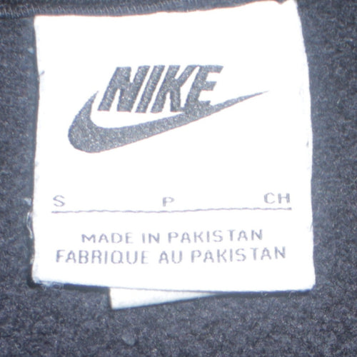 Nike Men's Black Pullover Hoodie S Regular Fit Fleece Sportswear