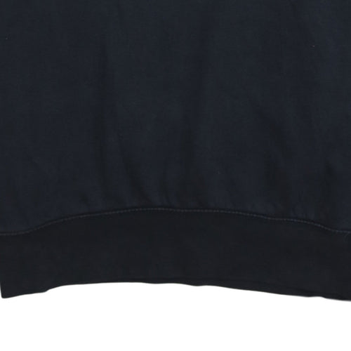 Nike Men's Black Pullover Hoodie S Regular Fit Fleece Sportswear