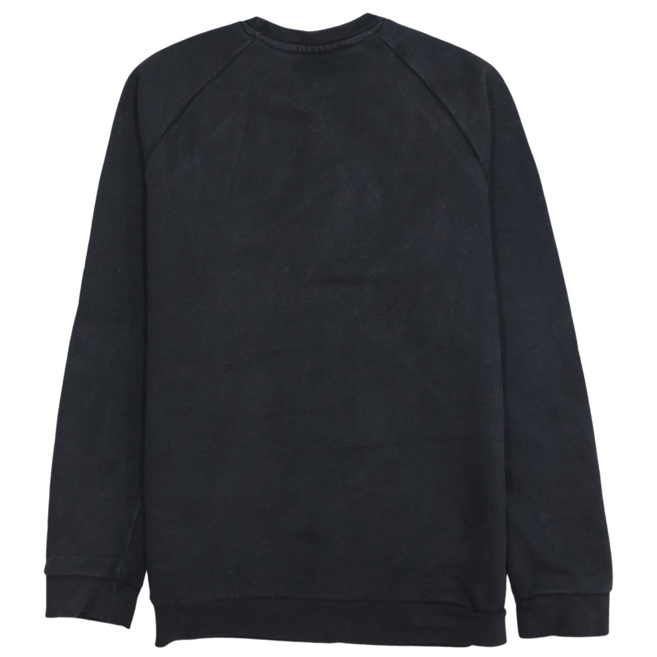 Adidas Mens Black Crew Neck Pullover Sweatshirt Size M