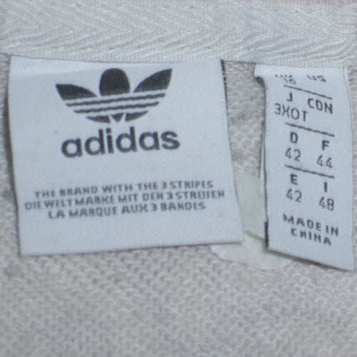 Adidas Originals Women's Blue Animal Print Sweatshirt Size 18 Crew Neck Casual