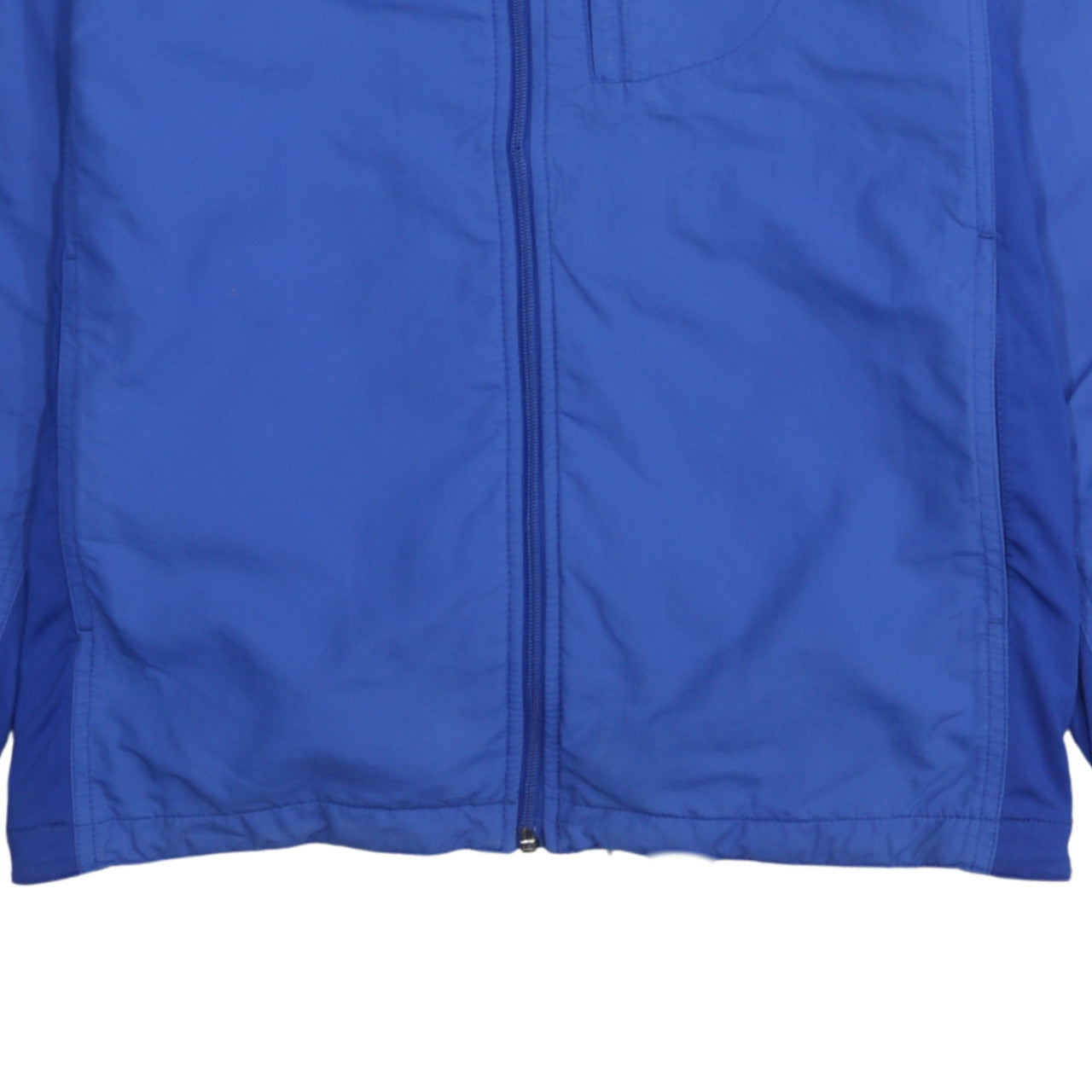 Asics Mens Blue Hooded Windbreaker Jacket Size M