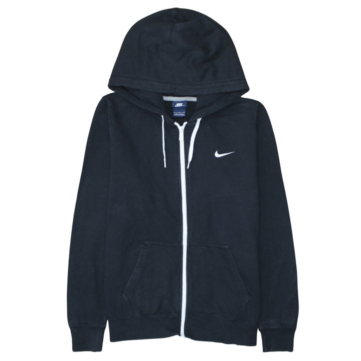 Nike Men's Black Full Zip Hoodie Large Sports Fleece Sweatshirt