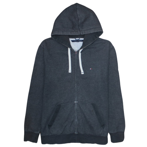 Tommy Hilfiger Men's Black Full Zip Hoodie Size XL
