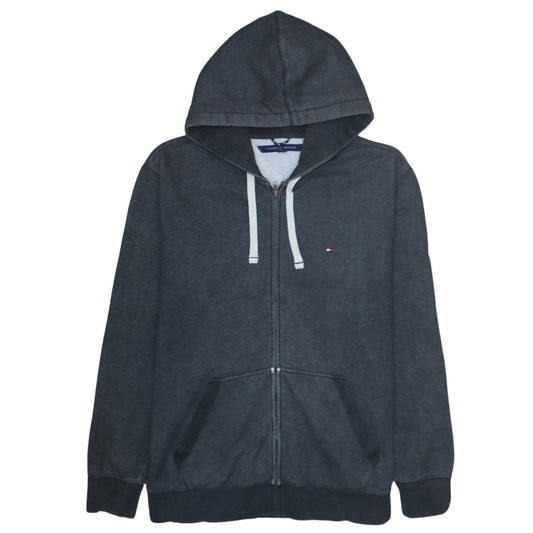 Tommy Hilfiger Men's Black Full Zip Hoodie Size XL