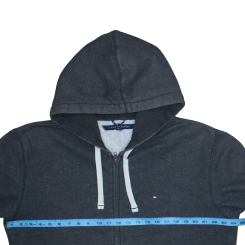 Tommy Hilfiger Men's Black Full Zip Hoodie Size XL