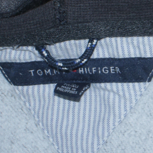 Tommy Hilfiger Men's Black Full Zip Hoodie Size XL