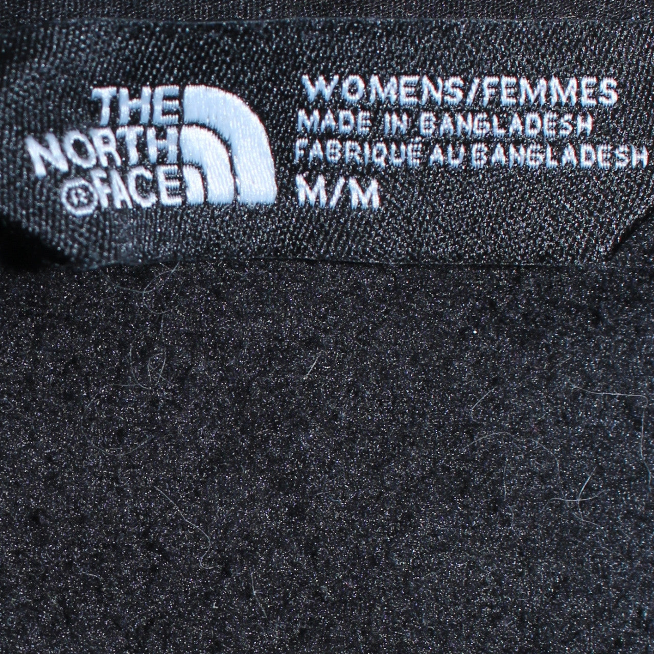 The North Face Womens Black Fleece Full Zip Jacket Size M