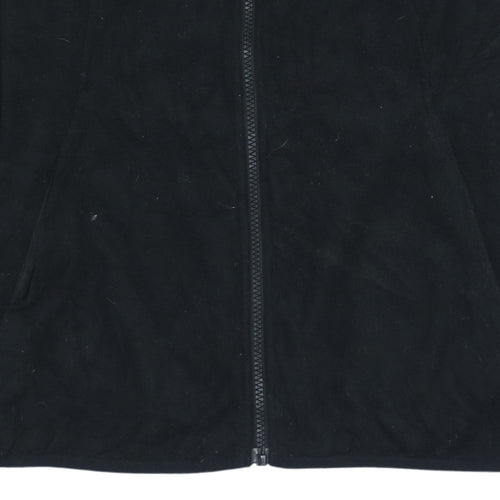 The North Face Womens Black Fleece Full Zip Jacket Size M