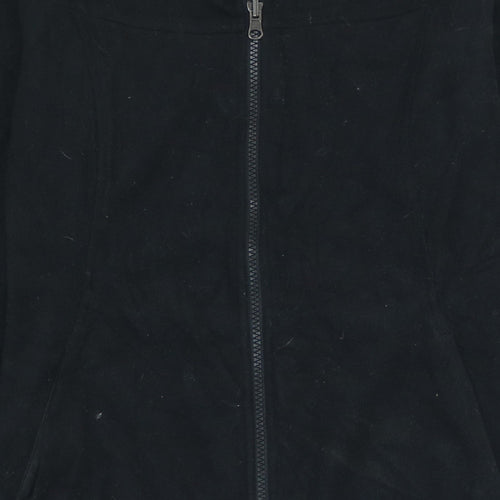 The North Face Womens Black Fleece Full Zip Jacket Size M