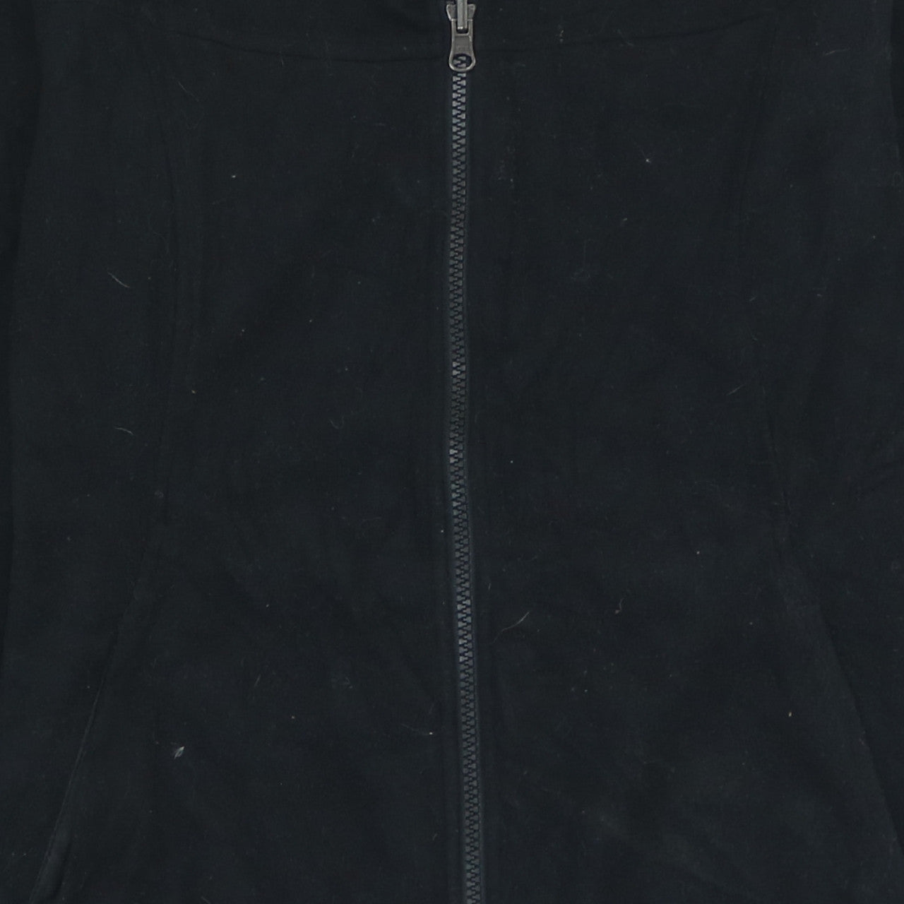 The North Face Womens Black Fleece Full Zip Jacket Size M