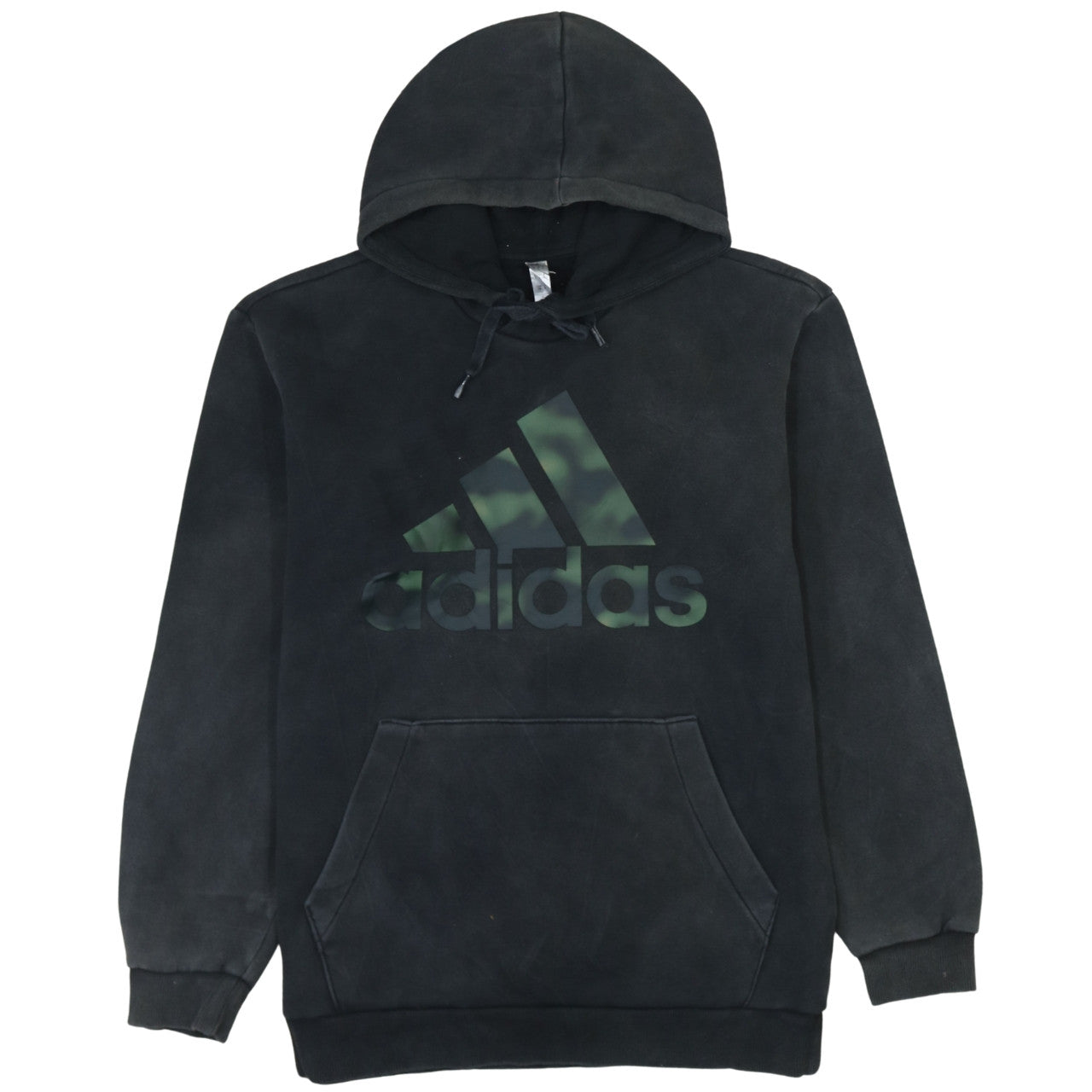 Adidas Men's Black Pullover Hoodie Small Logo Fleece Sportswear