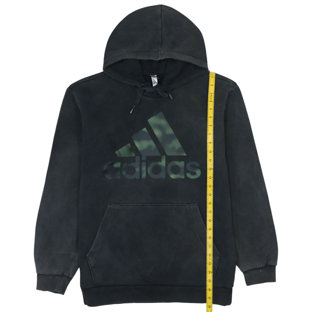 Adidas Men's Black Pullover Hoodie Small Logo Fleece Sportswear