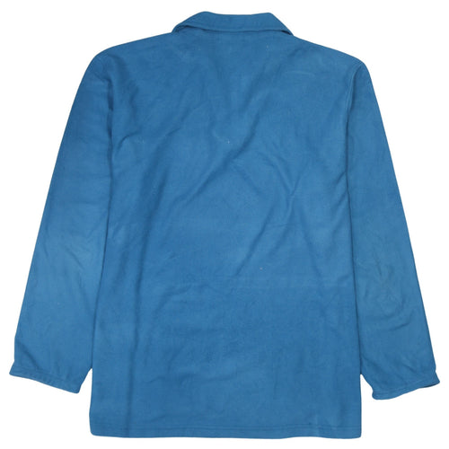 Champion Men's Blue 1/4 Zip Fleece Pullover Sweatshirt XXL