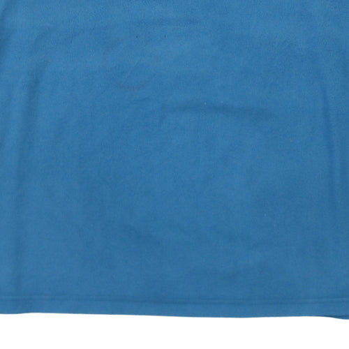 Champion Men's Blue 1/4 Zip Fleece Pullover Sweatshirt XXL