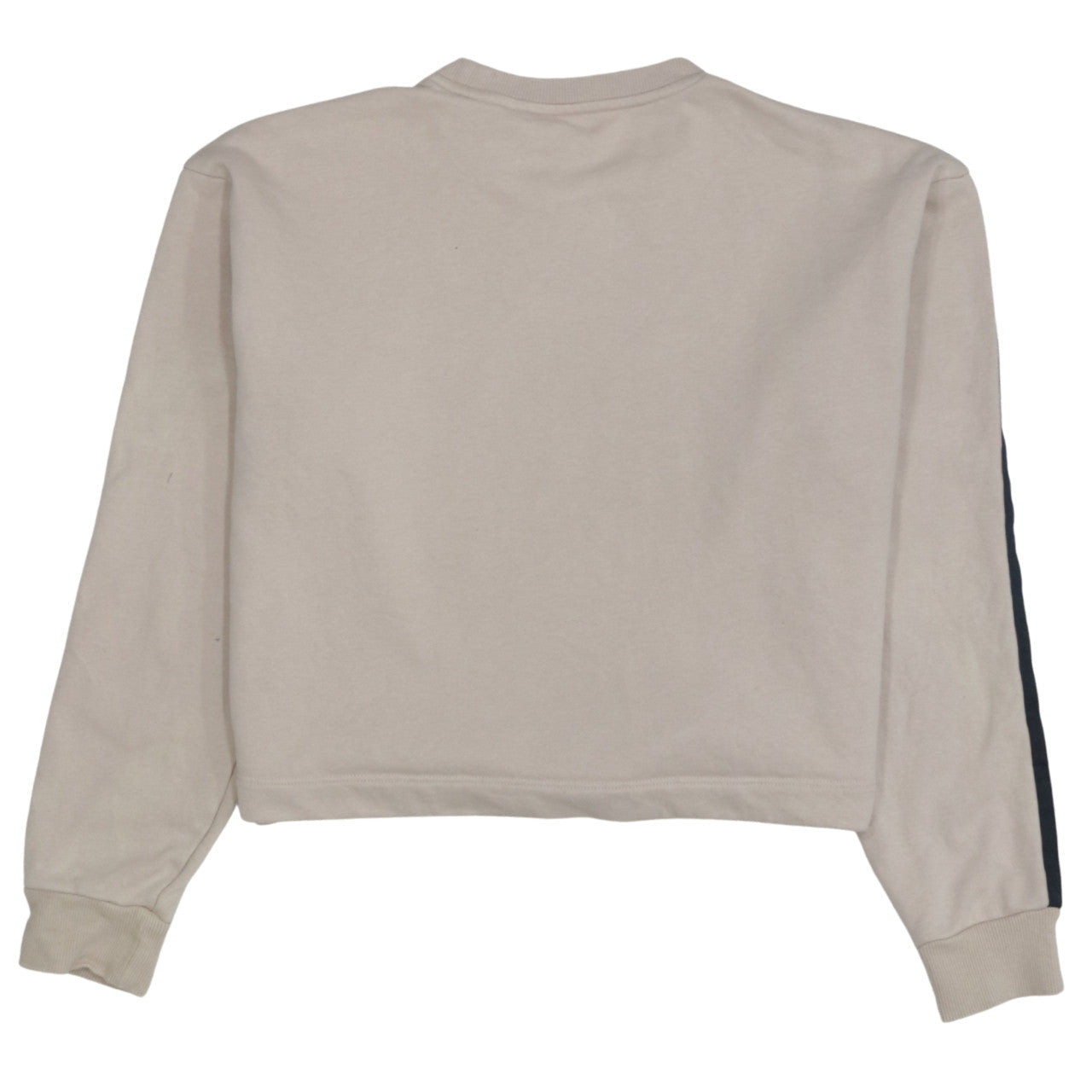 Adidas Women Beige Crew Neck Pullover Sweatshirt UK 14