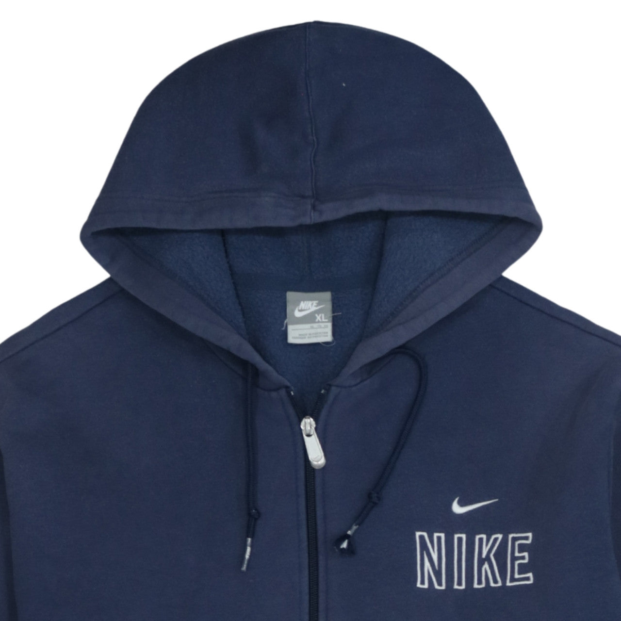 Nike Men's Blue Full Zip Hoodie XL Sports Fleece