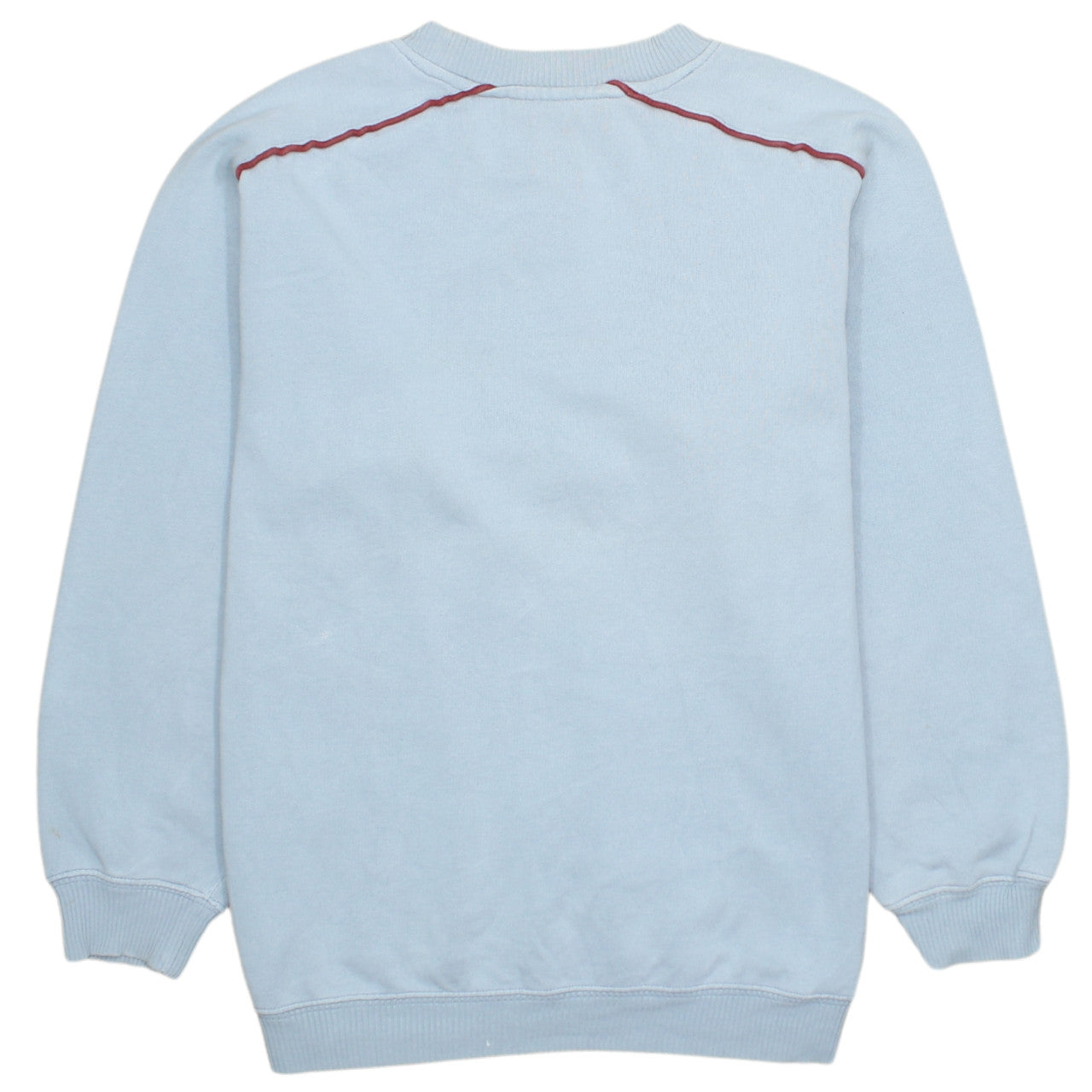 adidas Boys Blue Pullover Sweatshirt 14-15 Years Embroidered Logo Fleece