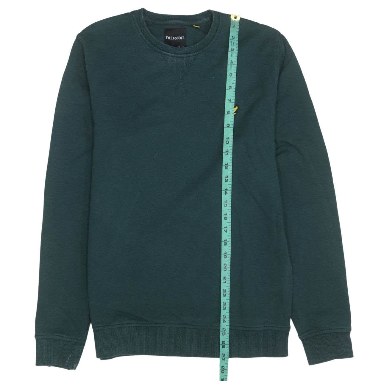 Lyle & Scott Men's Green Cotton Crew Neck Sweatshirt Size M