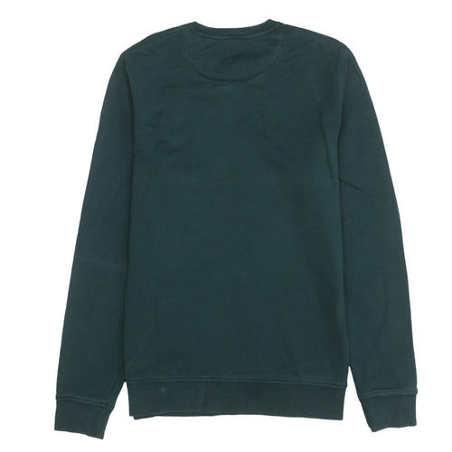 Lyle & Scott Men's Green Cotton Crew Neck Sweatshirt Size M