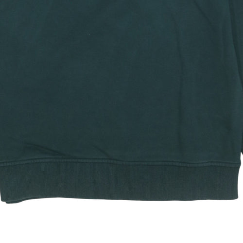 Lyle & Scott Men's Green Cotton Crew Neck Sweatshirt Size M