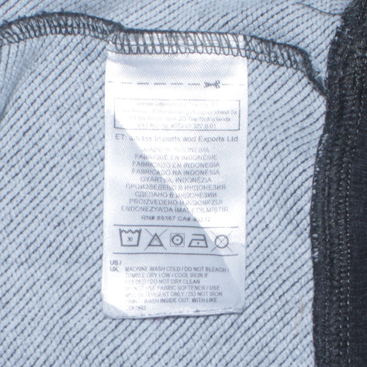 Adidas Women’s Black Pink Logo Pullover Sweatshirt XS