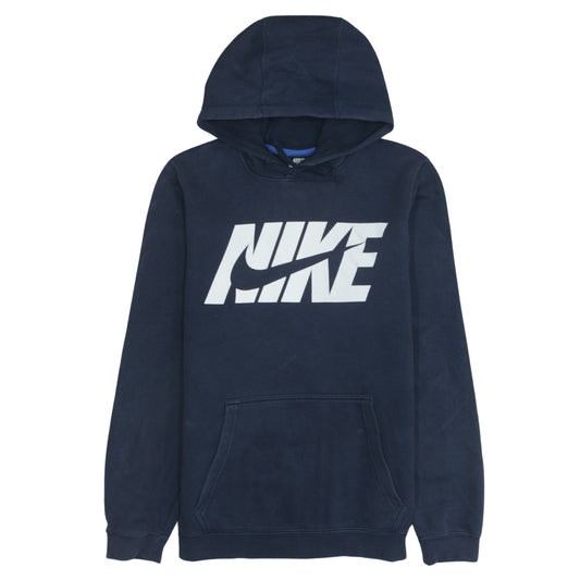 Nike Men's Navy Blue Hoodie Small Pullover Graphic Sweatshirt