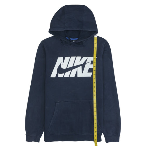 Nike Men's Navy Blue Hoodie Small Pullover Graphic Sweatshirt