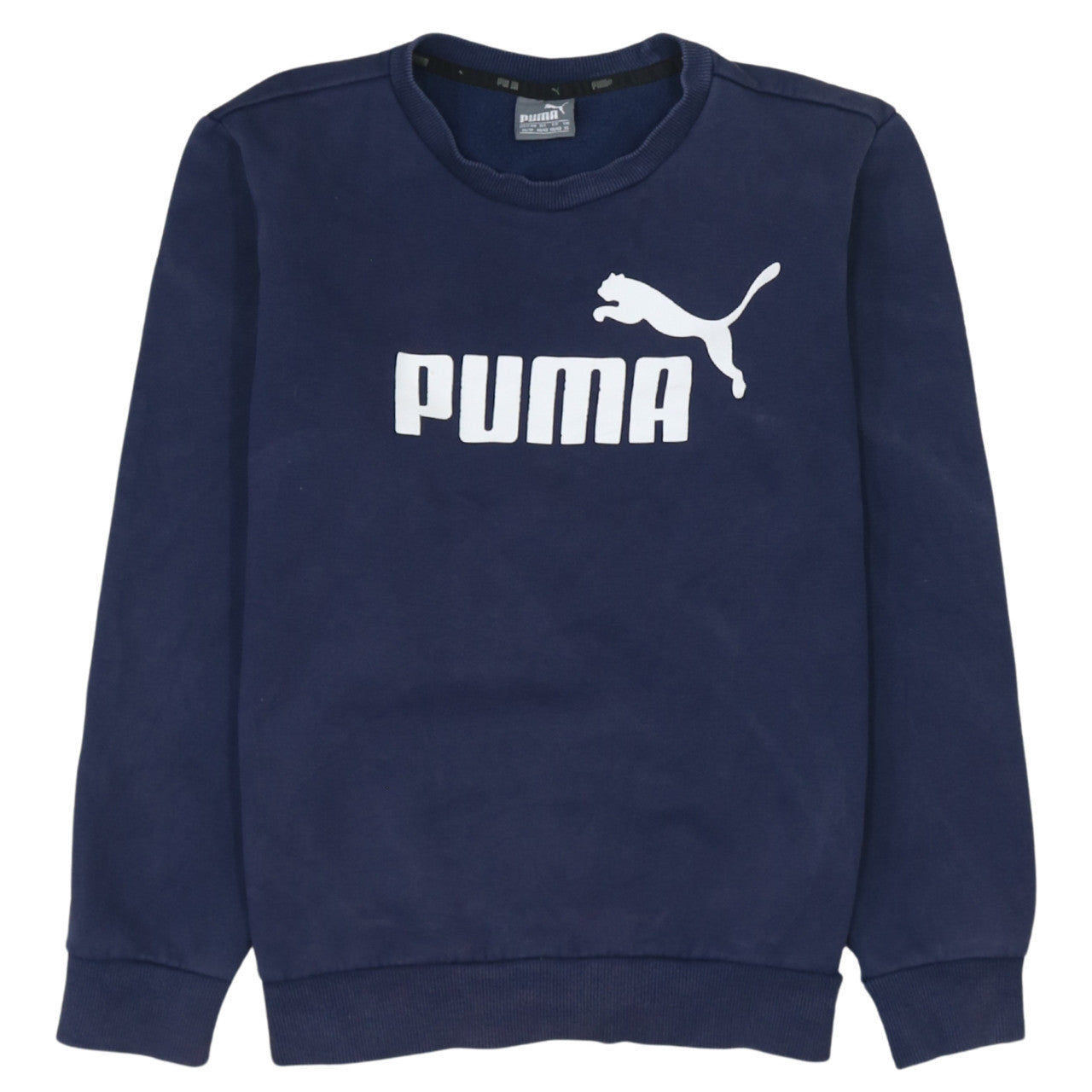 Puma Men's Blue XS Crew Neck Pullover Sweatshirt