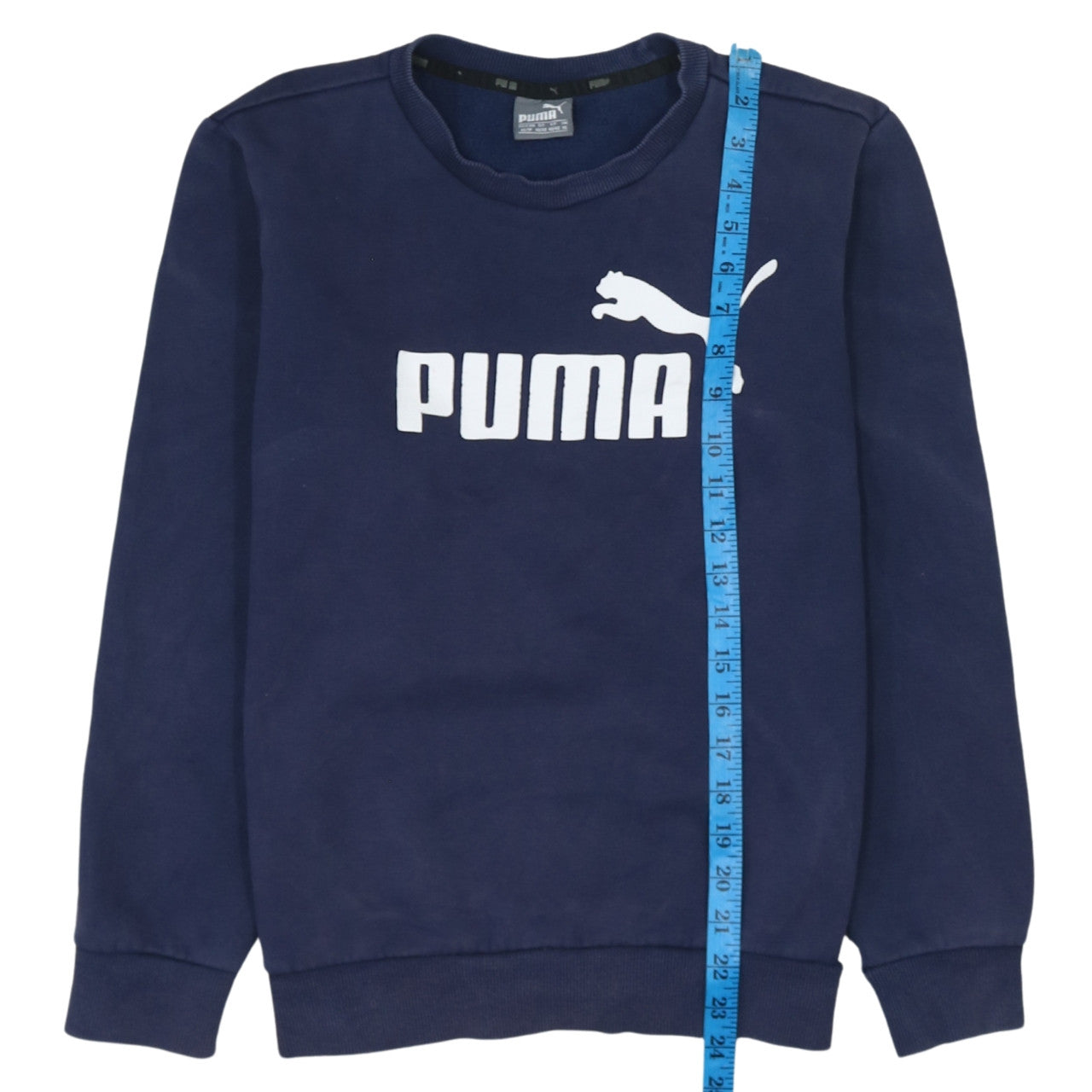 Puma Men's Blue XS Crew Neck Pullover Sweatshirt