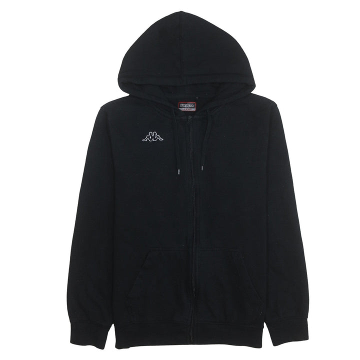 Kappa Men's Black Full Zip Hoodie Size L Sportswear