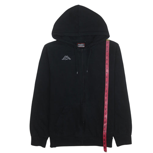 Kappa Men's Black Full Zip Hoodie Size L Sportswear